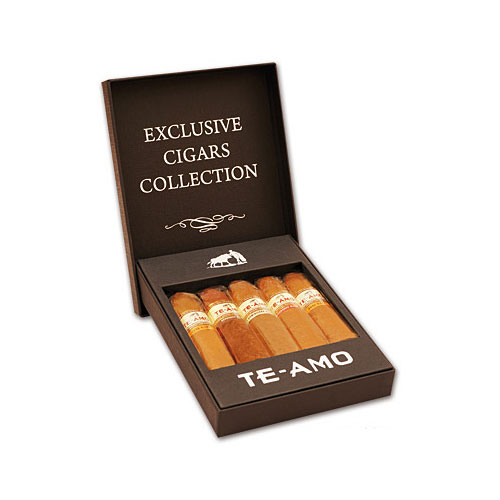 Подарочный набор сигар Te-Amo Exclusive Cigars Collection Gran Corto/5 (наб.)) Подарочный набор сигар Te-Amo Exclusive Cigars Collection Gran Corto/5 (наб.))